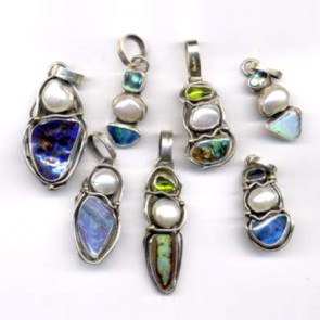 Opal pendants