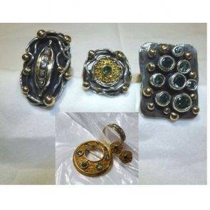 3 rings made from bits ( the bottom image)