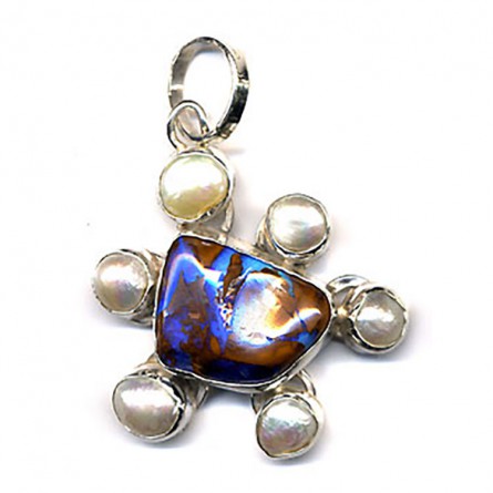 Pendant opal pearls